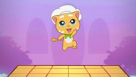 Talking Tom Cake Jump Chef Ginger unlocked Gameplay Android ios