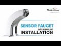 Sensor Tap - How to Install a Basin Faucet - Bharat Photon