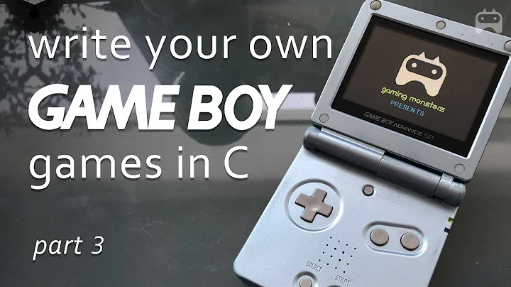 "Joypad"  - Part 3 GameBoy programming - write your own Game Boy games