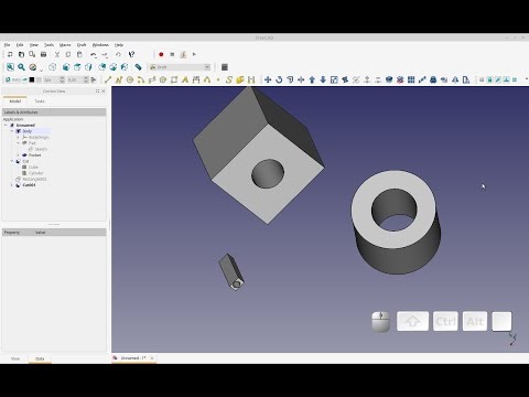 FreeCAD Boolean Cut