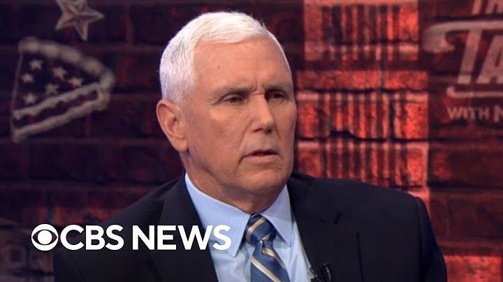 Mike Pence says "time has come" for Trump administration to release "all" Epstein files