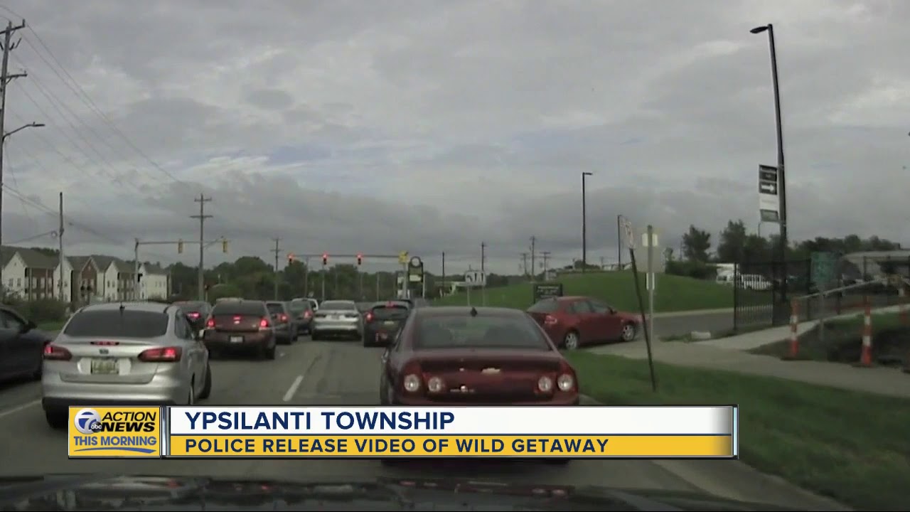 tv kanalları Police release video of wild get away in Ypsilanti Township