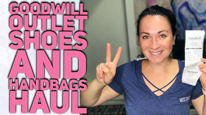 GOODWILL OUTLET/BINS SHOES & DESIGNER HANDBAGS HAUL TO RESELL ON EBAY & POSHMARK!