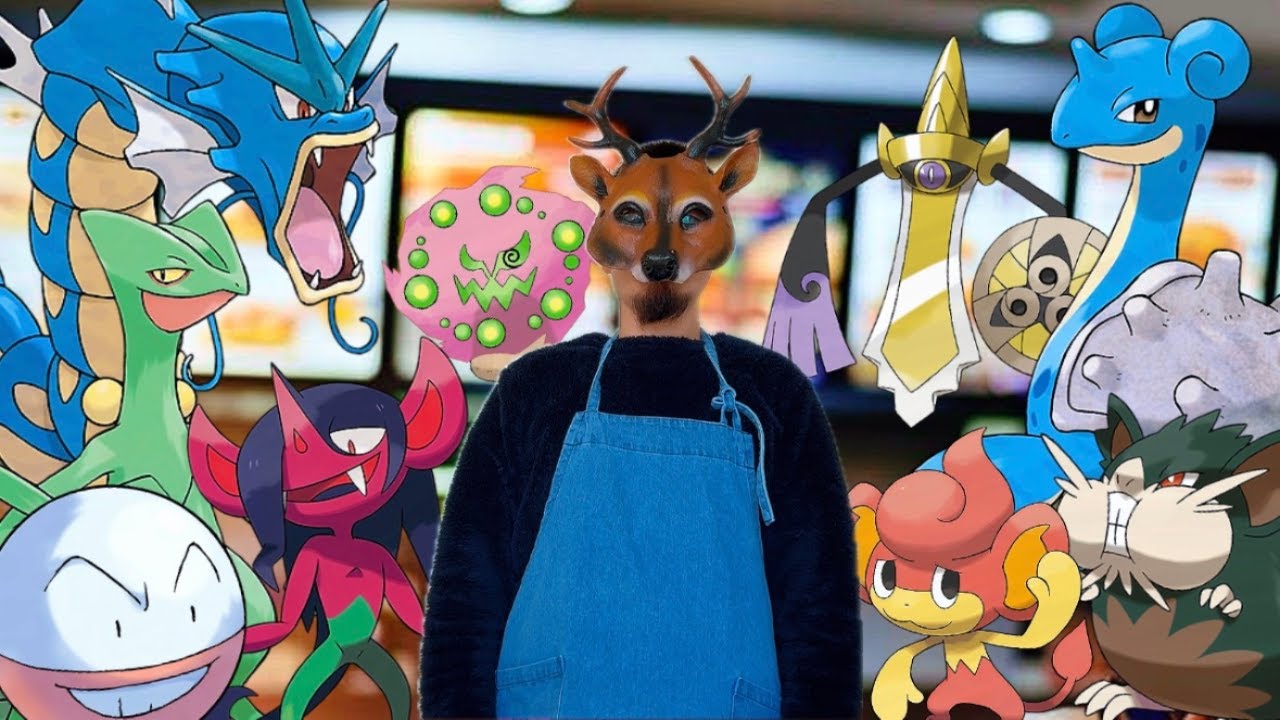 ポケモンばっかり来店するハンバーガーショップ