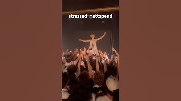 Nettspend-STRESSED live performance #nettspend #xaviersobased #aura #rap