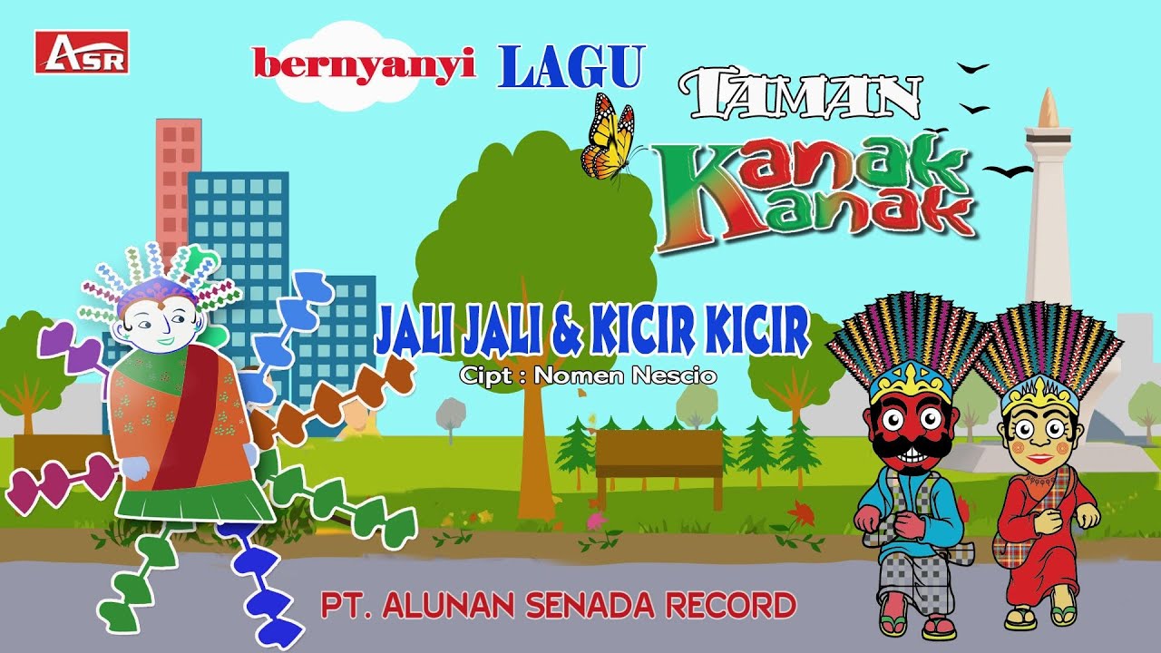 TAMAN KANAK KANAK - JALI JALI \u0026 KICIR KICIR ( Official Video Musik ) HD