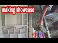 Making Indian Showcase Designs//How To Making Cupboard Designs/Cement,Sand And 6 Mm Steel Rods{54}