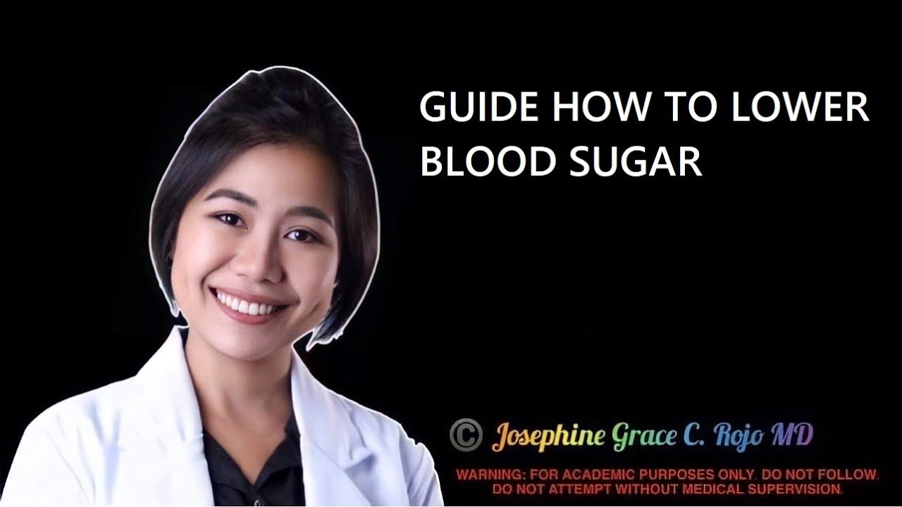 GUIDE HOW TO LOWER BLOOD SUGAR YouTube