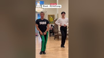 Foot pivoting technique secrets - learn ballroom dancing with  Oleg Astakhov 📲”Dance With Oleg” APP