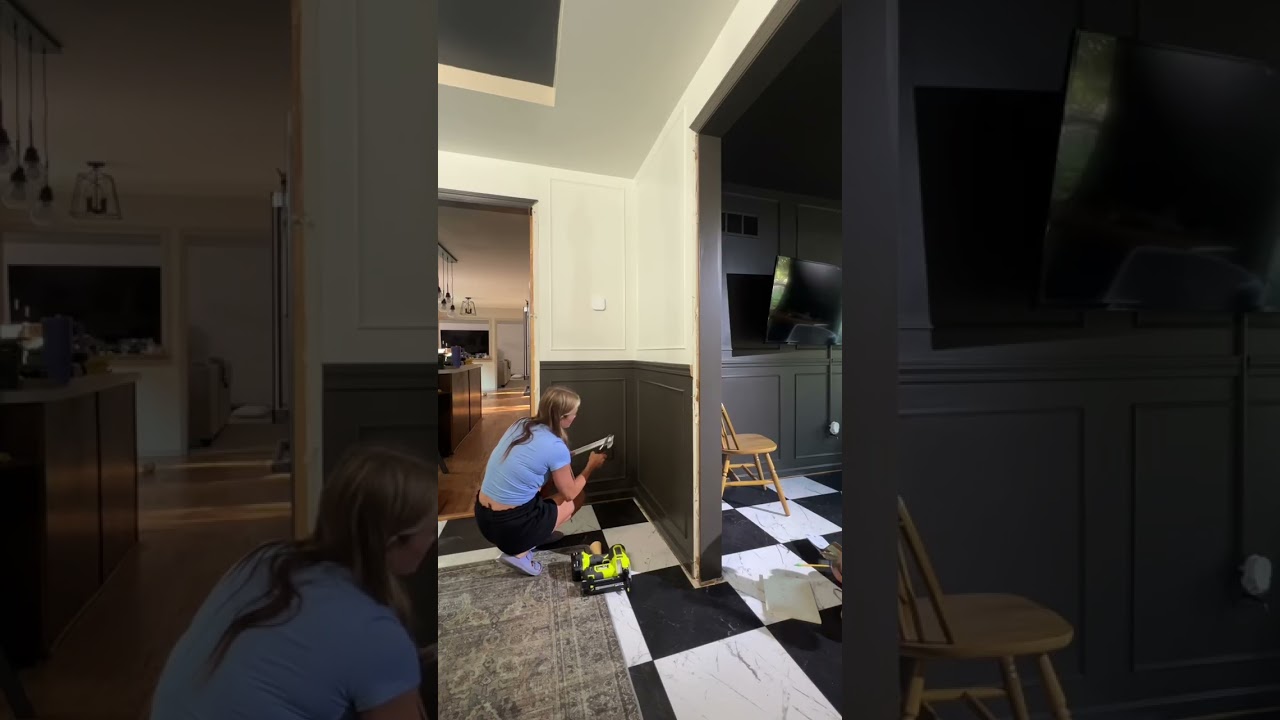 Trim work? More like gym work 💪 