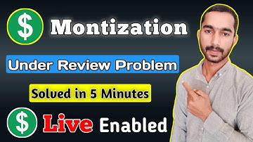 YouTube Channel Under Review For Montization Problem Solved