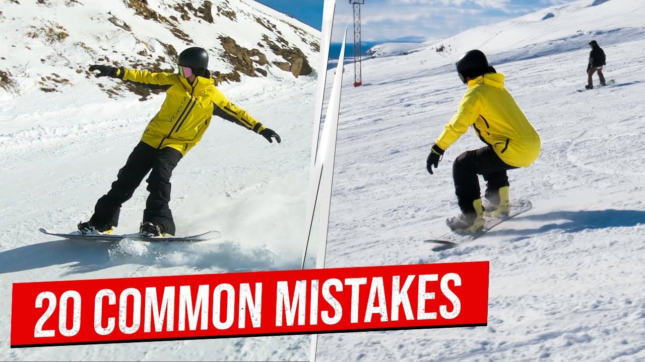 Avoid These 20 Common Snowboarding Mistakes - YouTube