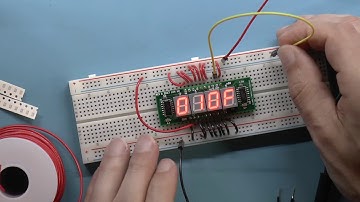 Putting together the 4 digit hex display