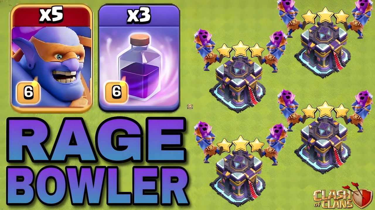TH15 Rage Bowler Attack Strategy!! Legend League Attacks 2023 - Clash ...