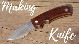Making a survival knife from a piece of spring