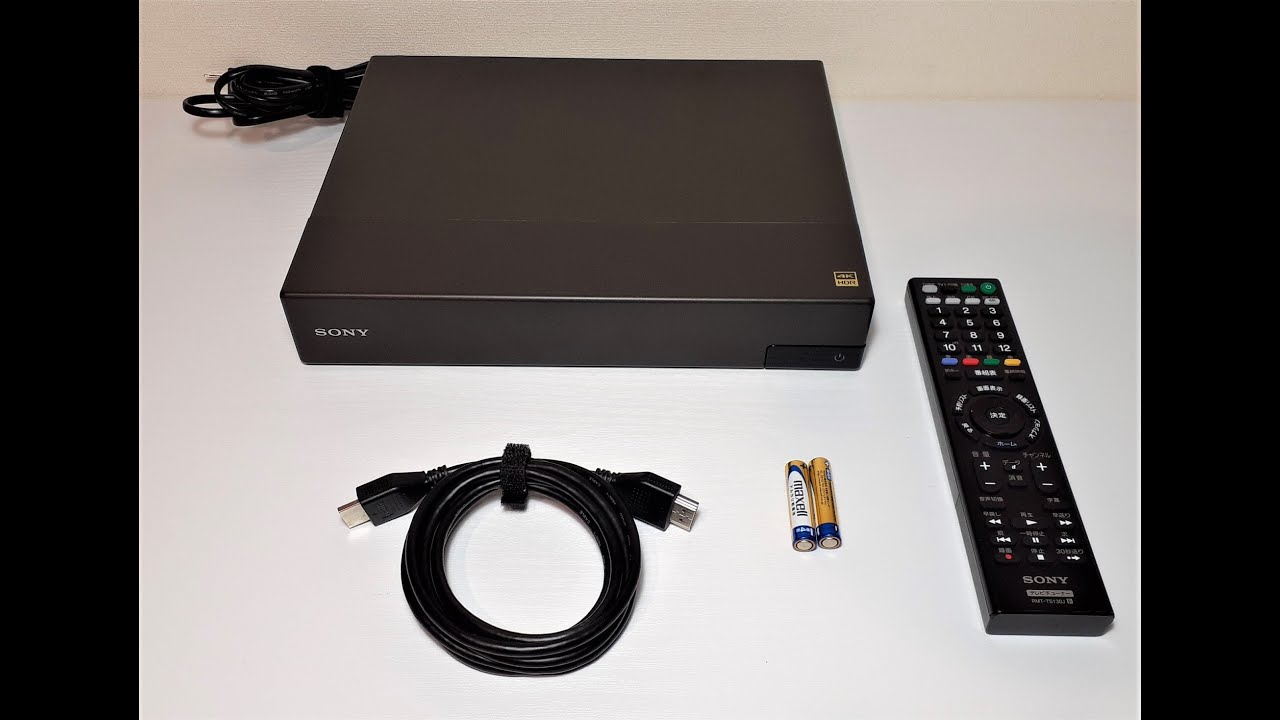 SONY：DST-SHV1 「ソニー 4Kチューナー BS/CS4K 地上デジタル 裏録対応 ダブルチューナー HDMIケーブル付属  DST-SHV1」#KSA3587