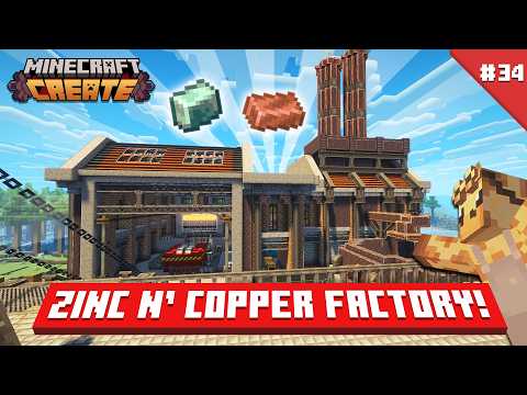 Minecraft Create Zinc Farm