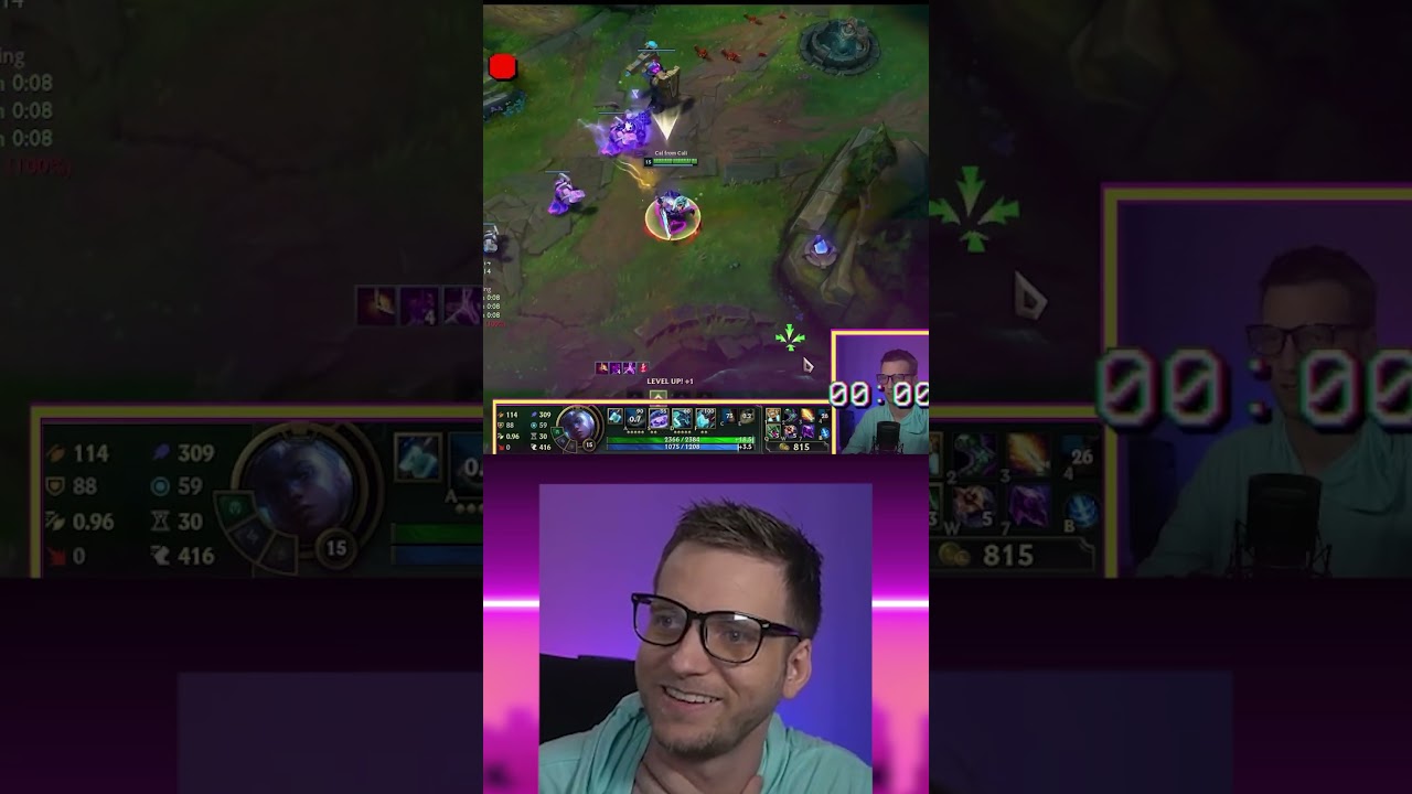 I make myself laugh #leagueoflegends  #ekko #gaming