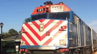 RARE MOMENT! Metra F40PH-3 Stops on Express Track in Palatine