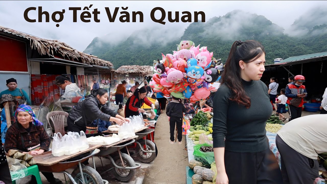 Nhộn nhịp chợ Văn Quan ngày đầu năm mới -  Tết dương lịch ở xứ Lạng