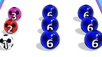 Marble Run 3D Game Color Ball Race Gameplay Android IOS Level 54