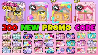 200 NEW PROMO CODE IN AVATAR WORLD 2020-2024 🌸ALL PROMO CODE 🌸 (COLLECTION)