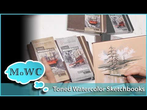 Review: New Toned Watercolor Paper Sketchbooks From Hahnemühle - RozWoundUp