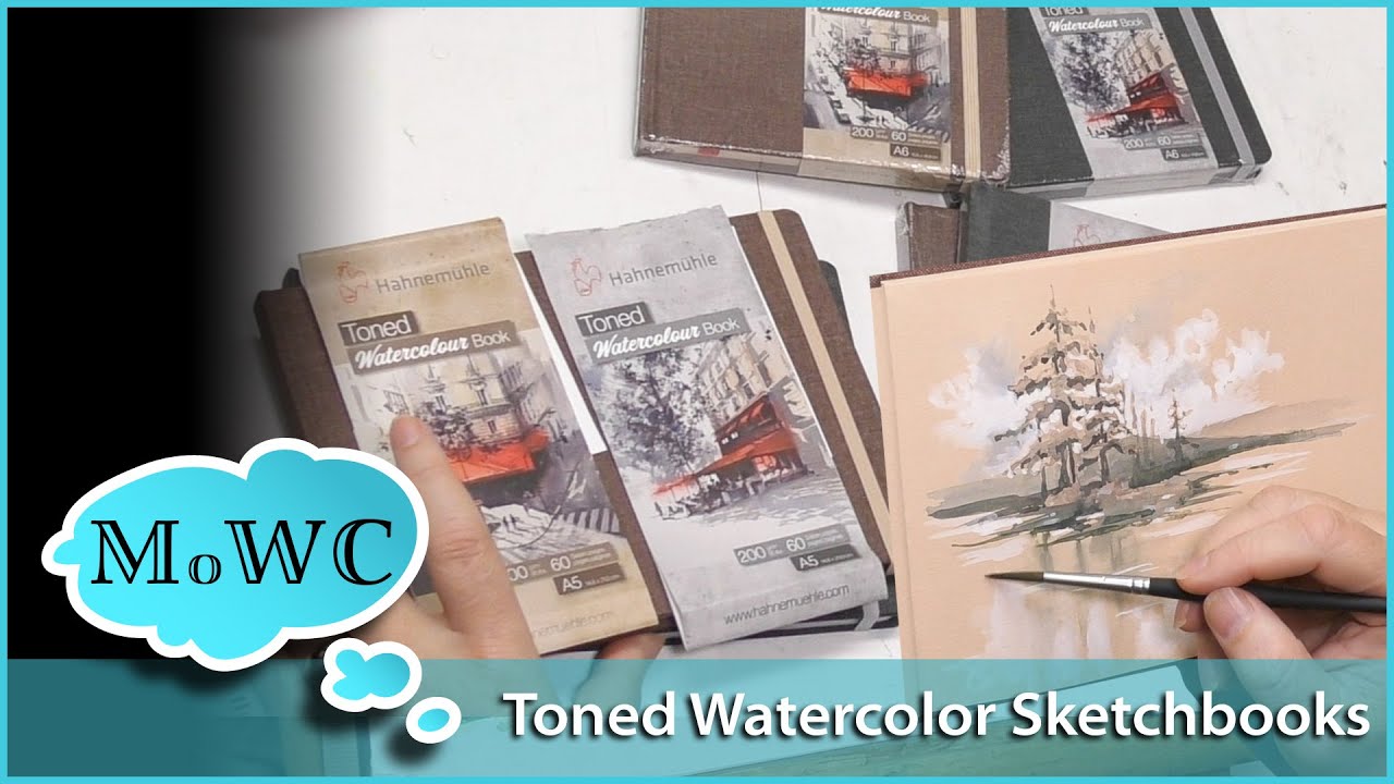 Hahnemühle Toned Watercolor Sketchbook Review and Demo 