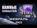 ТЕЛЕЦ Гороскоп на ФЕВРАЛЬ 2022 года ВАЖНЫЕ СОБЫТИЯ