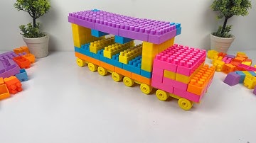 Satisfying Diy Lego Bus / ASMR Building Blocks / How to make a Bus