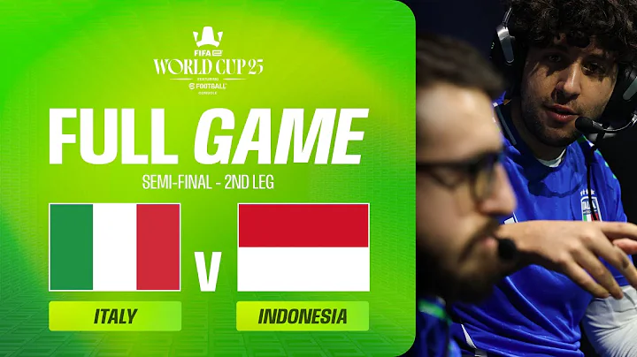 Italy Shock Indonesia To Reach The FIFAe World Cup Final | FIFAe World Cup ft eFootball™ Console