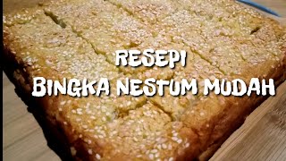 RESEPI #58: Bingka Nestum Mudah |Cara membuat Bingka Nestum |Kuih Bakar Nestum