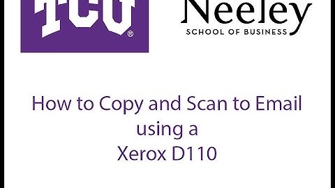 How to copy, scan to email, and fax on a Xerox WorkCentre D110