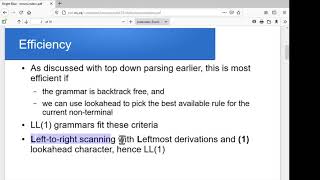 Recursive descent and iterative top-down parsers