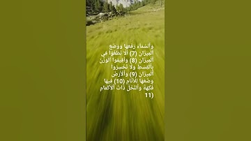 ايات من سورة الرحمان #اكسبلور #لايك