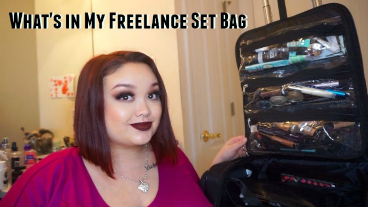 What's in my Freelance Makeup Set Bag
