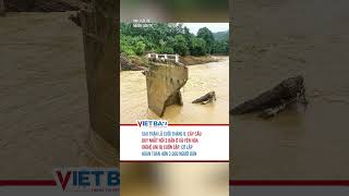 LŨ CUỐN TRÔI CẦU, HƠN 200 HỌC SINH NGHỆ AN VƯỢT SÔNG ĐẾN TRƯỜNG #vietbao  #tintuc  #nghean
