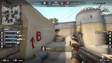 CS:GO ENVYUS DEVIL knife kills witmer vs compLexity @ ELEAGUE S1