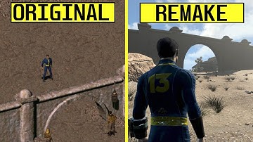 Fallout: Vault 13 vs Original Shady Sands Locations Comparison
