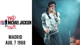 Michael Jackson - Bad Tour Live in Madrid (August 7, 1988)