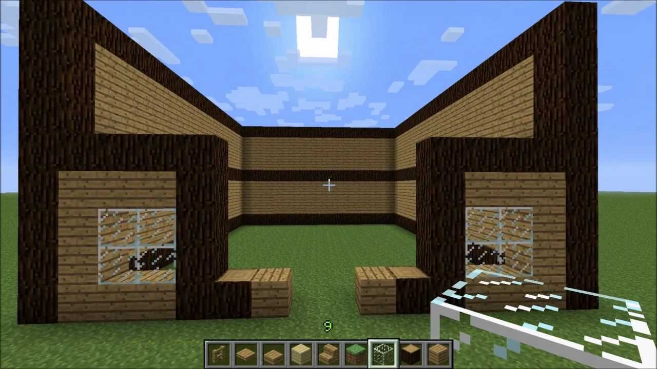 Minecraft - Small Wooden House Tutorial - YouTube