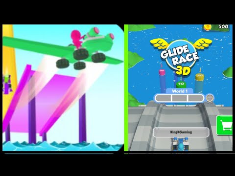 Glide Race 3D iOS gameplay **MUST WATCH**