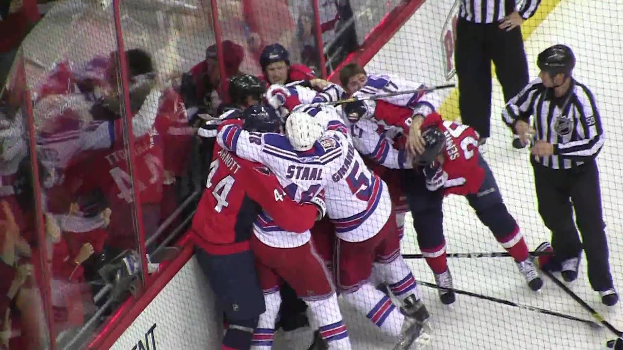 Caps eliminate NY Rangers 4/23/11 YouTube