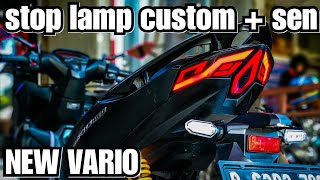 modif TERKONSEP STOPLAMP JUGA HARUS KASEP!😍 | VARIO 150 NEW🔥