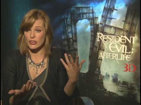 Milla Jovovich Interview for RESIDENT EVIL: AFERLIFE