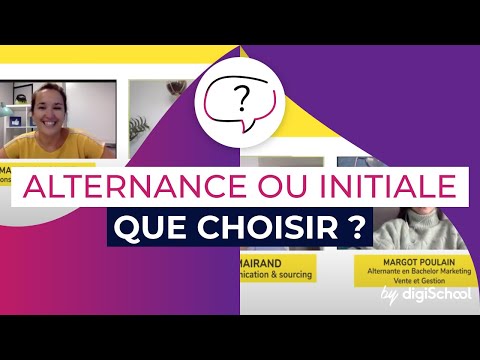 Alternance ou initiale, que choisir ?