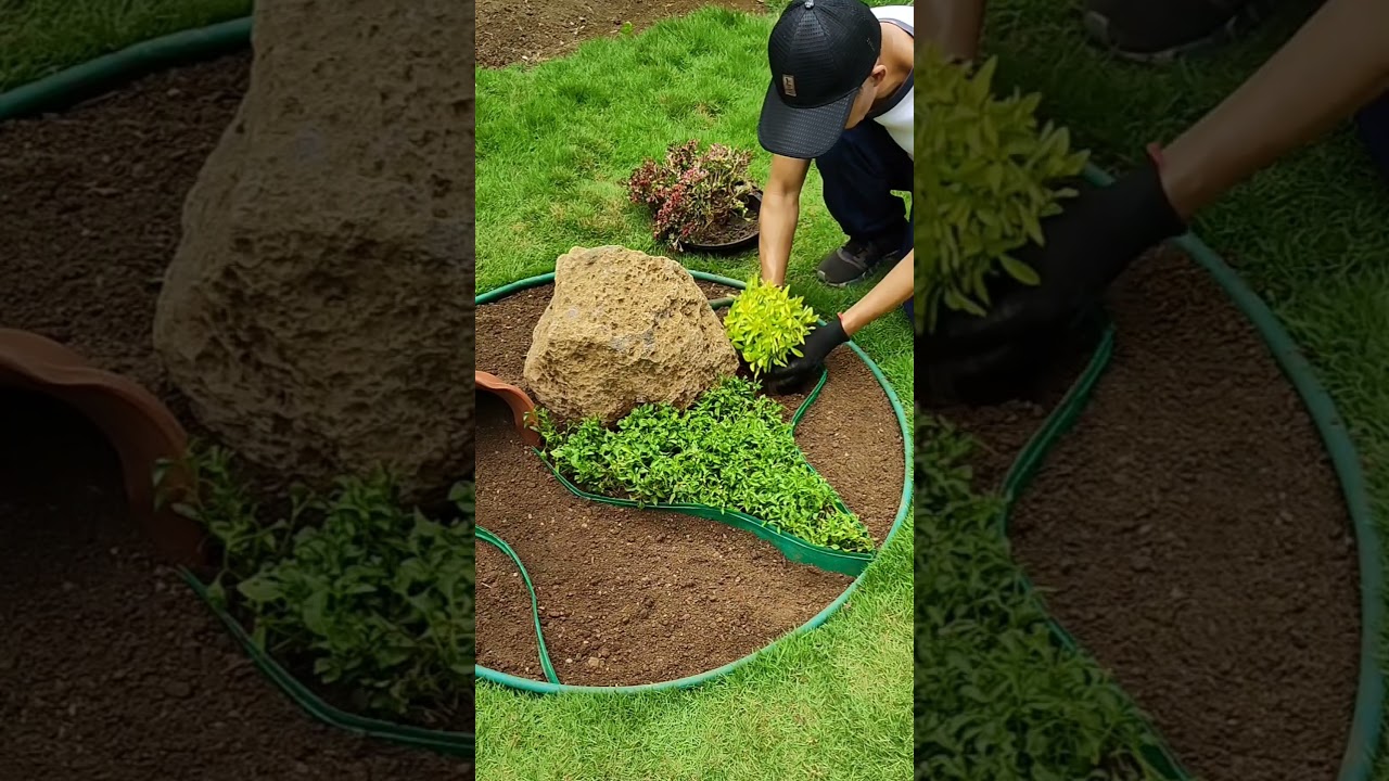 Innovative garden ideas for small circular spaces #gardendesign #diy #landscape