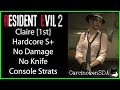 Resident evil 2 remake ps4 4k no damage  claire 1st claire a hardcore s rank