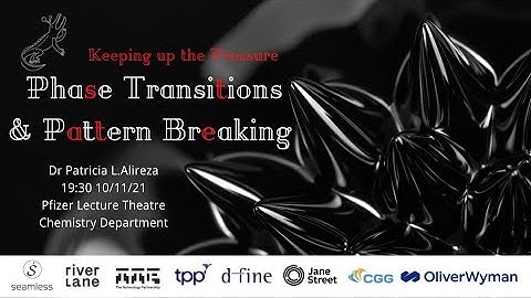 Dr Patricia Alireza: Phase Transitions and Pattern Breaking