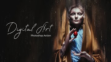 How to use Digital Art Photoshop Action